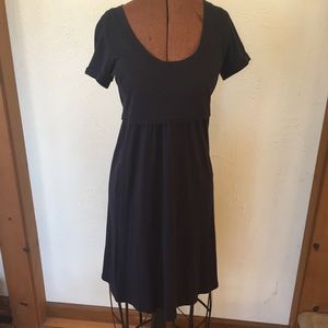 Boden Size 12 T-shirt Dress Black